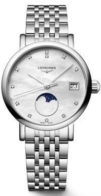 Часы Longines Elegant Collection Moonphase L4.330.4.87.6