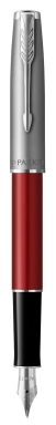Ручка перьев. Parker Sonnet F546 (2146736) Red CT F сталь нержавеющая подар.кор.